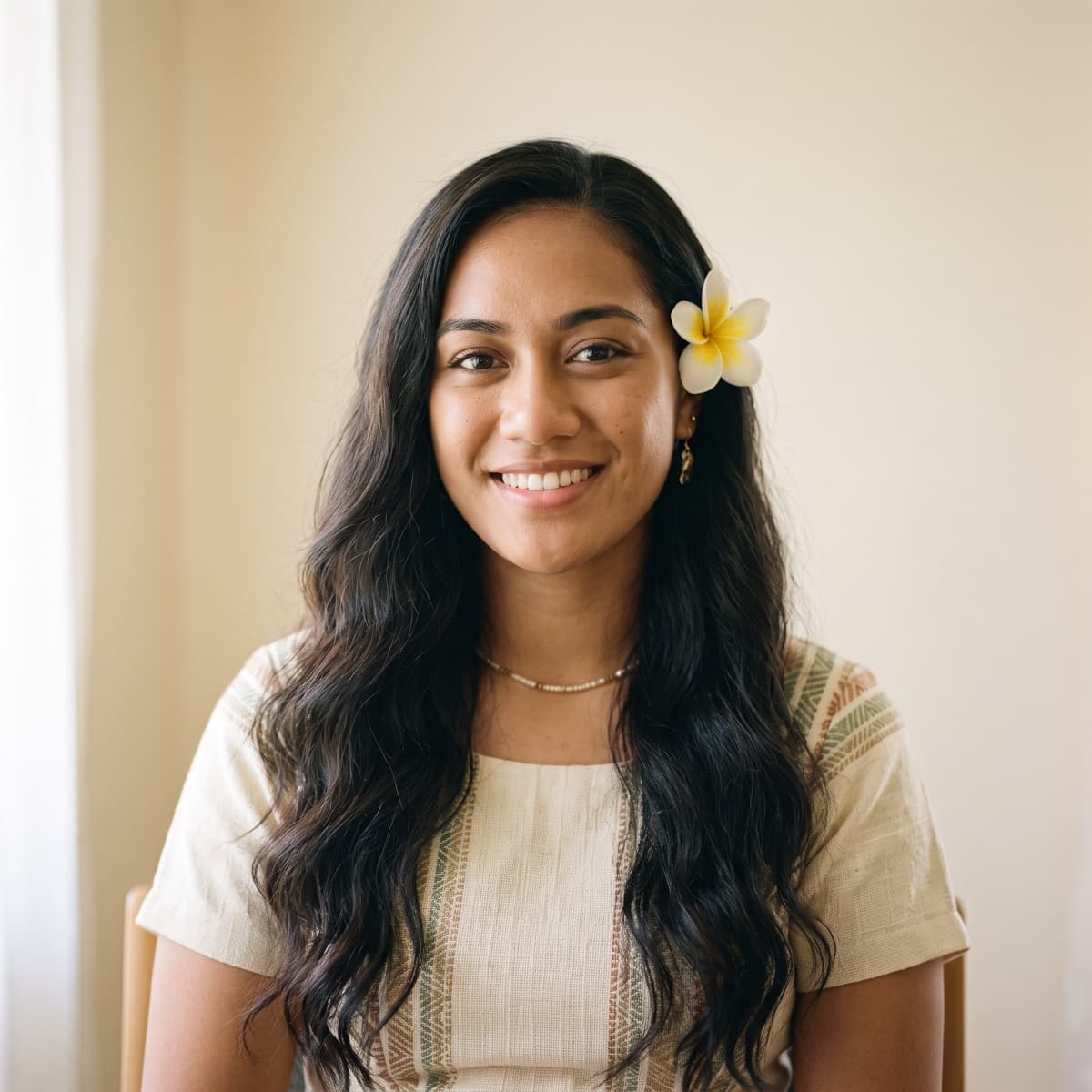 Portrait of a young professional in Apia