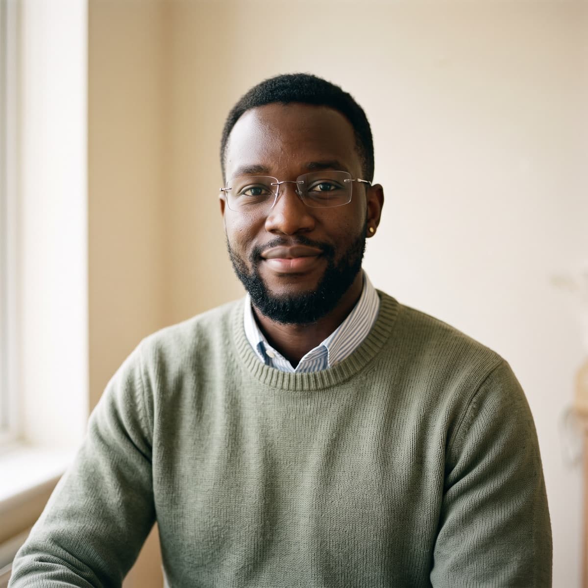Portrait of a young professional in Nairobi